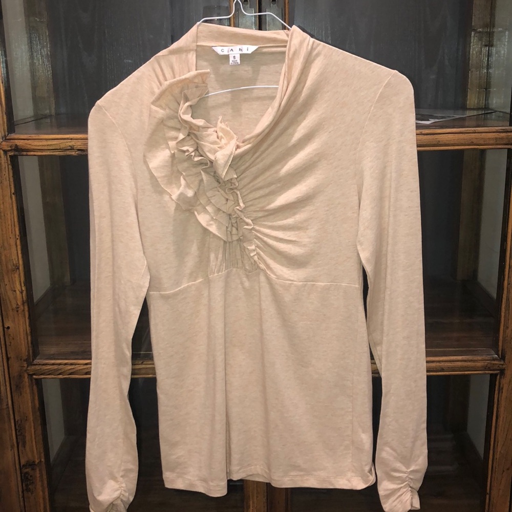 Cabi long sleeve cotton tee size Small